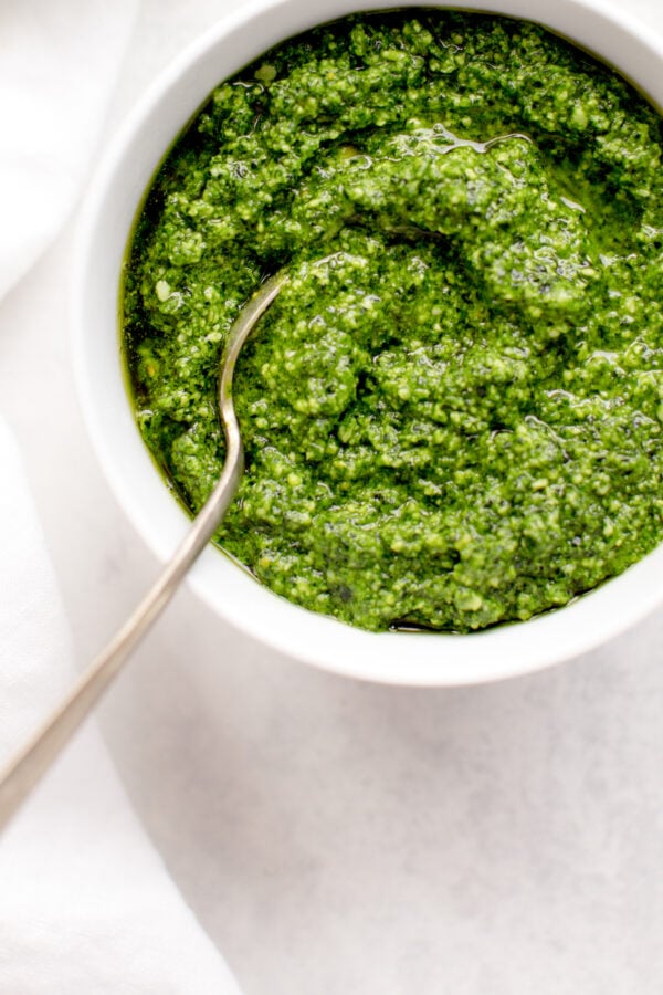 Kale Parsley Pesto Modern Minimalism
