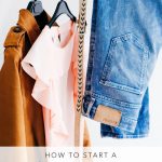 how to start a capsule wardrobe simple womens clothes hanging on rack