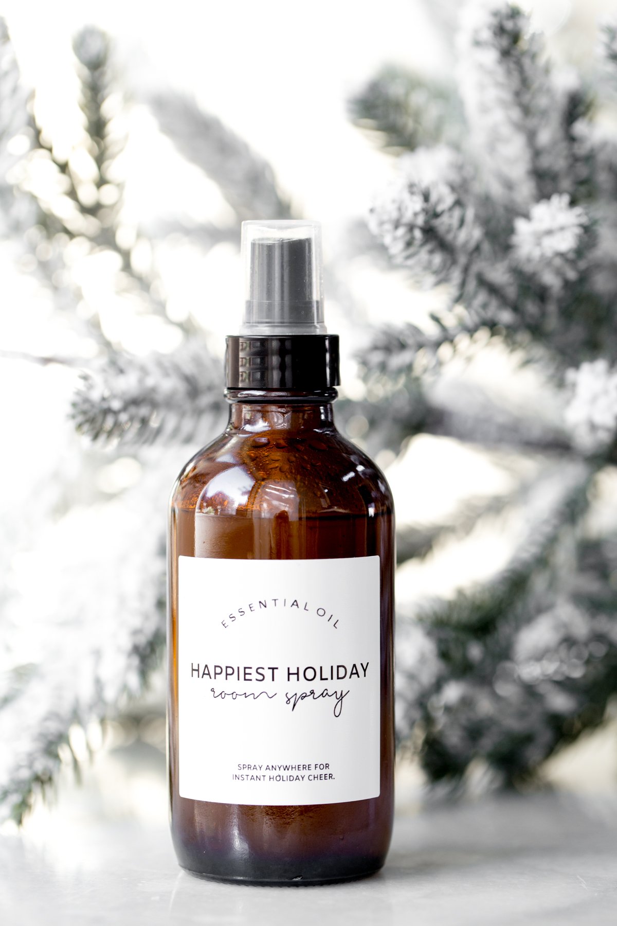 Diy Essential Oil Holiday Room Spray