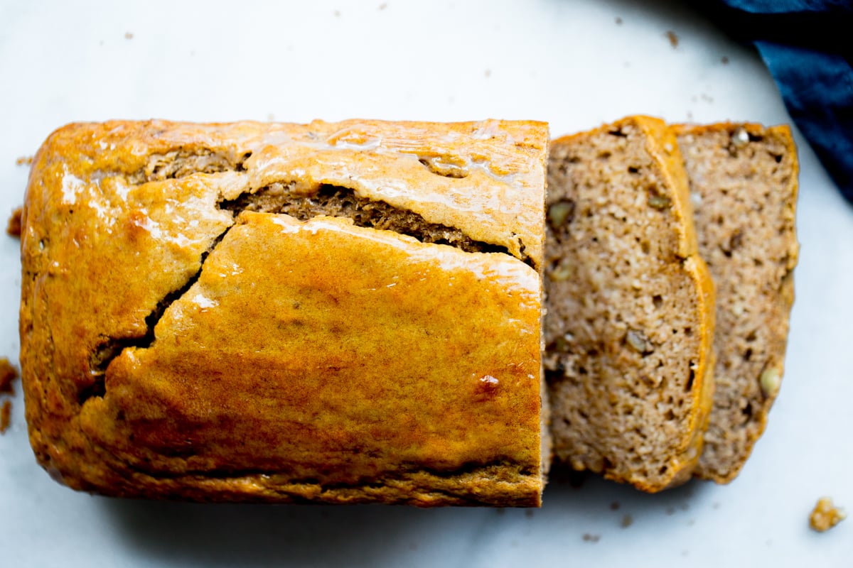 Healthy No Added Sugar Banana Bread - Modern Minimalism