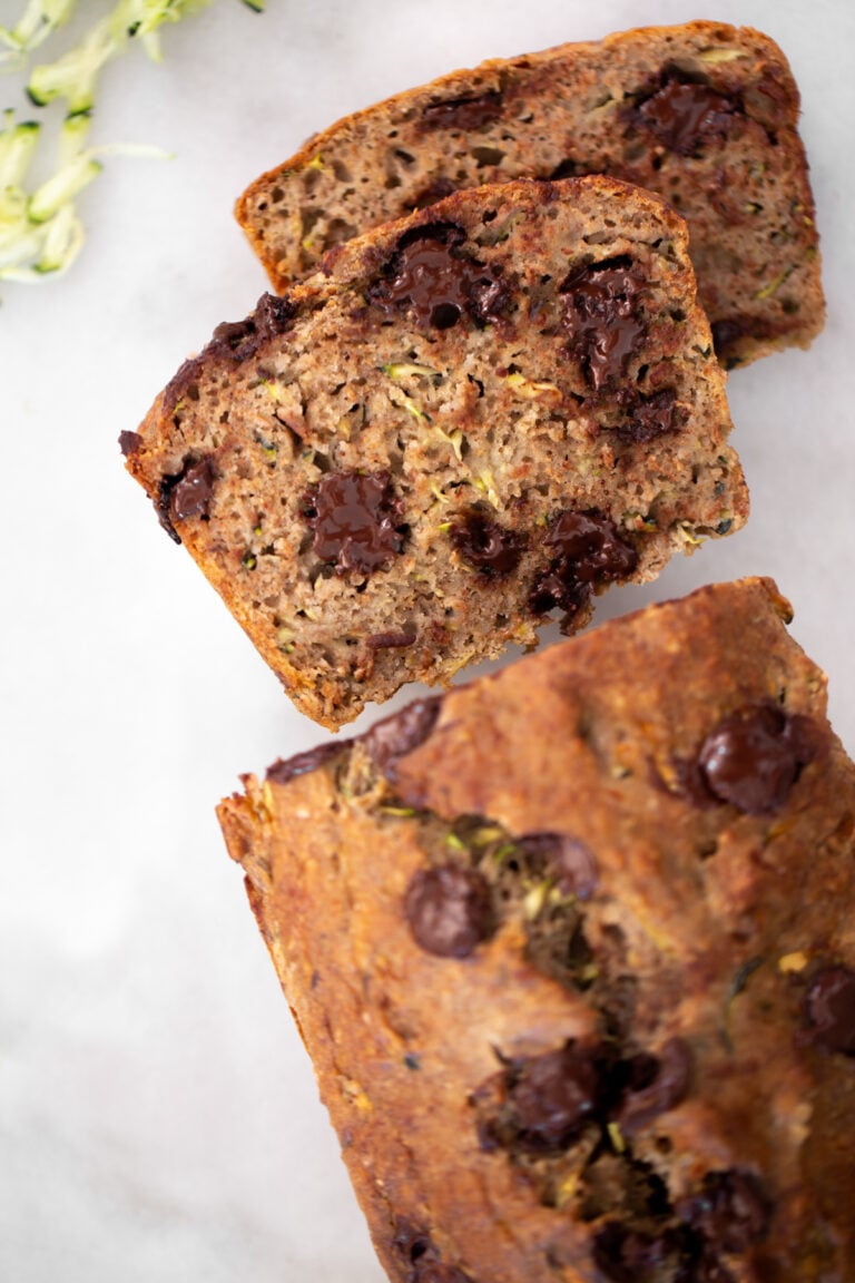 Healthy Zucchini Banana Bread (No Added Sugar) - Modern Minimalism